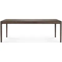 Ethnicraft Bok Ruokapöytä 95x220 cm Ruskeaksi lakattu tammi