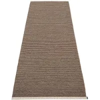 Pappelina Mono matto 70x200 cm dark brown / dark linen