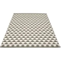 Pappelina Dana matto 180x275 cm warm grey / charcoal / vanilla