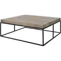 Artwood Sohvapöytä Carlisle 100x100 cm Silverstone