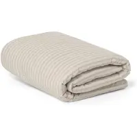 Garbo&Friends Filled Blanket, 100X140 Cm, Stripe Mauve - Multi/patterned - 100X140CM