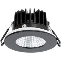 Arcchio LED- Lirin, musta, 4000K Lirin , himmennettävä, Musta, Olohuone/ruokailutila, Alumiini, Moderni