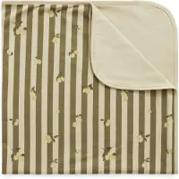 Garbo&Friends Stripe Prune Jersey Viltti - Lasten peitot Luomupuuvilla Beige - GF23742256-7700-641GL