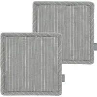 Södahl Grydelapper Line 2 Stk. - Grey - 20X20CM 20