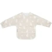 Jollein Miffy&Snuffy Pitkähihainen Ruokalappu, Nougat