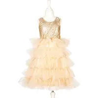 Souza Naamiaisasut - Prinsessa - Christianne - Beige - - 5-7 v (110-122) - Naamiaisasut