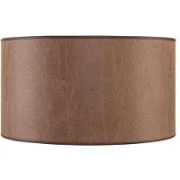 Artwood , Lampunvarjostin Cylinder Large Leather Brown