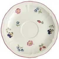 Villeroy & Boch Petite Fleur Lautanen Kahvikupille/teekupille 15cm - Asetit & Teevadit Posliini Valkoinen - 1023951280