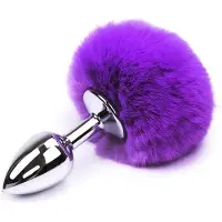 Afterdark Metallinen anaalitappi PomPom (koko S) – aloittelijalle