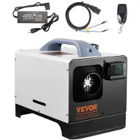 Vevor 5-8KW diesellämmitin, dieselilmalämmitin kaikki yhdessä kaukosäätimellä ja LCD-näytöllä, nopea lämmitys, hiljainen, kannettava diesellämmitin kuorma-autoon, pakettiautoon, matkailuautoon, peräva