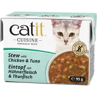 Catit 24x95g Cuisine lihapata kana ja tonnikala kissan märkäruoka