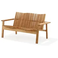 Cane-Line Amaze soffa 2-istuttava Tiikki