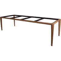 Cane-Line Aspect ruokapöytä Fossil black-teak 280 cm