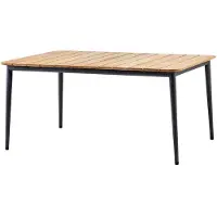 Cane-Line Core Ruokapöytä 90X160 cm Lava Grey