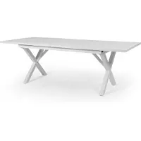 Brafab , Hillmond pöytä 100 x 160-220 cm valkoinen