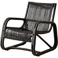 Cane-Line Curve nojatuoli Black
