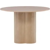 VCM Design, Olivia Ruokapöytä 110 cm White Wash