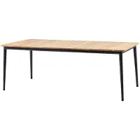 Cane-Line , Core Ruokapöytä 90X210 Lava Grey
