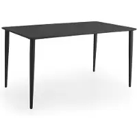 Brafab Nimes ruokapöytä 78x140 cm antrasiitti