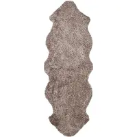 Skinnwille Curly Lampaannahka 60x180 cm Sahara/Lightbrown
