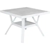 Brafab Samvaro sohvapöytä 90 x 90 cm valkoinen