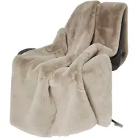 Skinnwille Fluffy Peitto Taupe