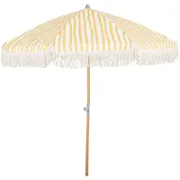 Brafab Gatsby aurinkovarjo Yellow stripe, Ø185 cm
