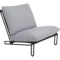 Brafab Blixt nojatuoli musta/sky grey