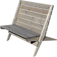 EcoFurn Tupla-Granny harmaa mänty öljytty