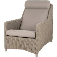 Cane-Line Diamond Highback nojatuoli soft rope Natté taupe