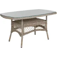 Brafab , Kamomill ruokapöytä 80 x 135 cm beige/beige