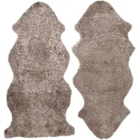 Skinnwille Curly lampaannahka 1,5 Sahara/Lightbrown