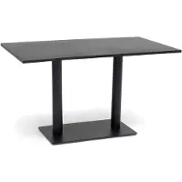 Hillerstorp Näsby ruokapöytä 70x120 cm Musta