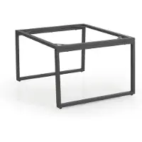 Brafab Talance pöydän runko pieni 59 x 71 cm antrasiitti