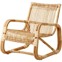 Cane-Line Curve lounge-tuoli Luonnollinen