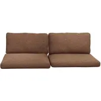 Cane-Line Chester-tyyny 3-paikkaiseen sohvaan Umber brown Rise