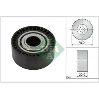 Schaeffler INA Ohjainrulla, moniurahihna INA 532 0923 10