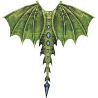 Great Pretenders Legendary Dragon Soft Wings lohikäärmesiivet 4-6 vuotiaille