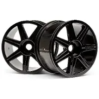 Hpi 7 Spoke Black Chrome Trophy Truggy Wheel