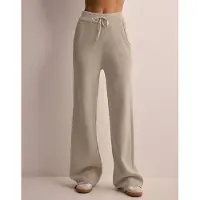 ICANIWILL Soft Knit Oversized Pants Light Beige