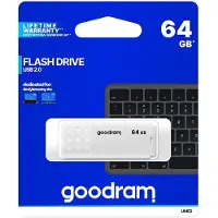 Goodram 64GB UME2 PenDrive USB 2.0 - Valkoinen