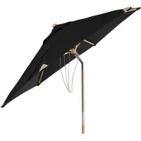 Brafab Trieste puinen aurinkovarjo 250 cm musta