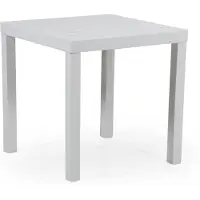 Brafab Belfort sivupöytä 50 x 50 cm valkoinen