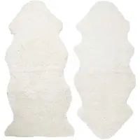 Skinnwille Curly lampaannahka 1,5 White