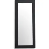 Oscarssons Möbel Nova peili 90x38 cm Musta tammisävyinen tammi