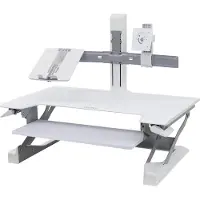 Ergotron WorkFit LCD + Laptop Kit white (97-933-062)