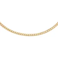 Daniel Wellington Elan Flat Chain Necklace Short G - Gold - S 44 cm