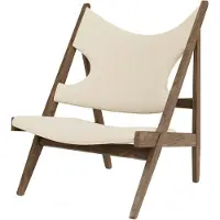 Audo Copenhagen Knitting loungenojatuoli Walnut-Logan Jasmine