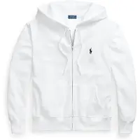 Ralph Lauren Fleece Full-Zip Hoodie - White - XL