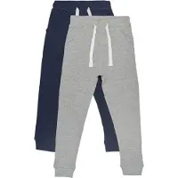 Minymo Basic 36 -Sweat Pant (2-Pack) - Grey - 80